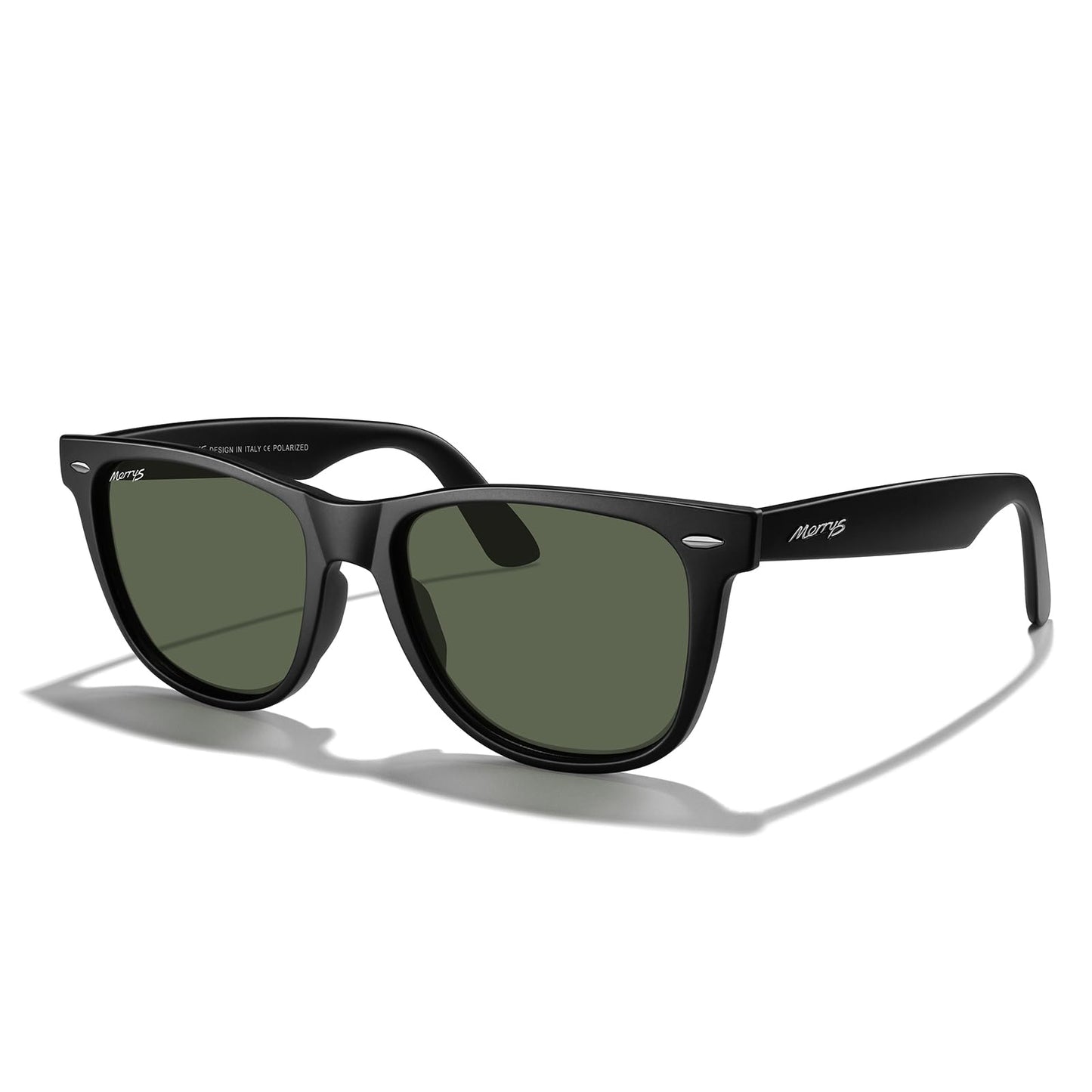 MERRY'S Classic Square Shape Polarized Sunglasses for Womens Mens Retro Designer UV400 Sun Glasses S6140