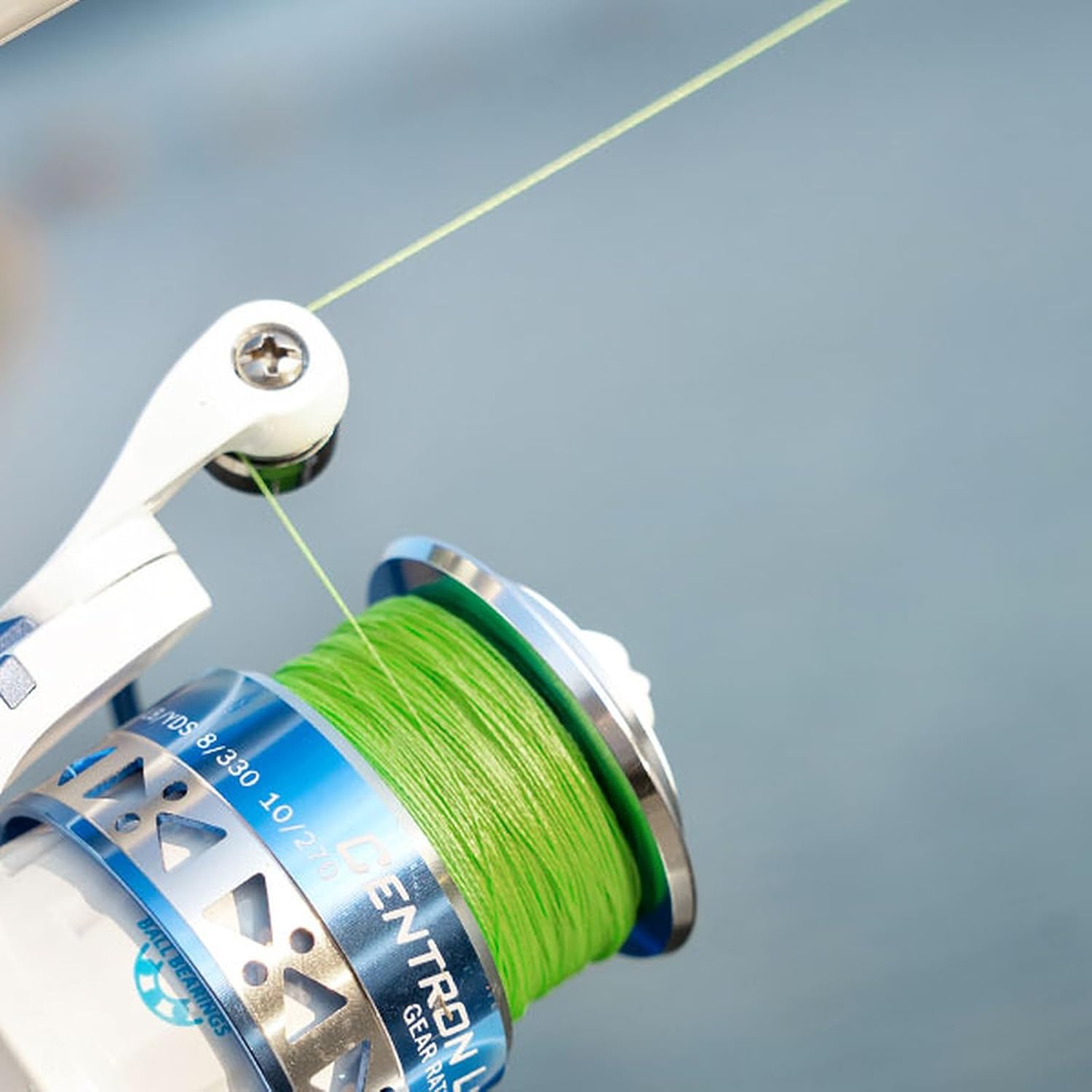 KastKing Superpower ColorShield Braided Fishing Line - Colorfast Braided Line, 100% Solution Dyed UHMWPE Fiber, Smooth & Strong Superline, Near Zero Stretch, Sensitive, High Abrasion Resistance