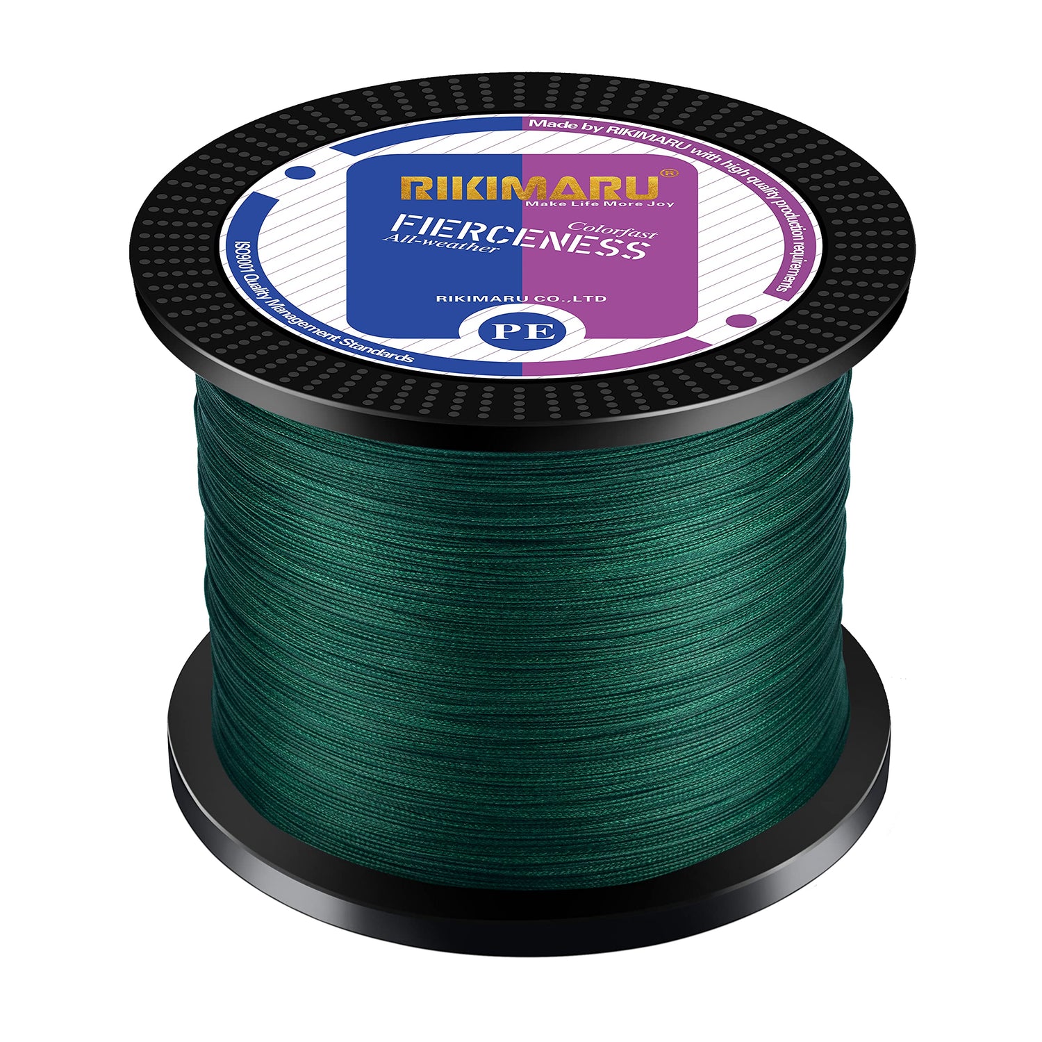 Braided Fishing Line Abrasion Resistant Superline Zero Stretch&Low Memory Extra Thin Diameter 327-1094 Yds, 4-180LB